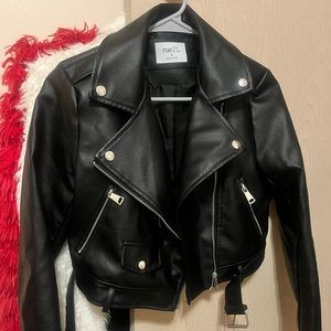 Black Rue 21 Leather Jacket
